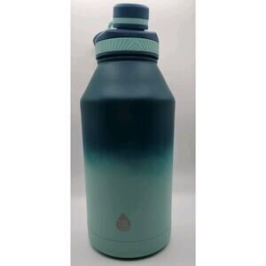 TAL Stainless Steel Insulated Sport Water Bottle | Blue Green Ombre | 64oz